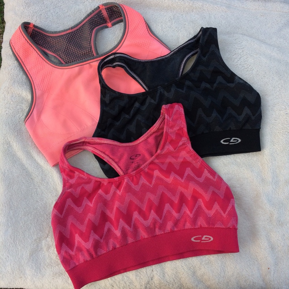 Champion classic sports bras dri-fit like material